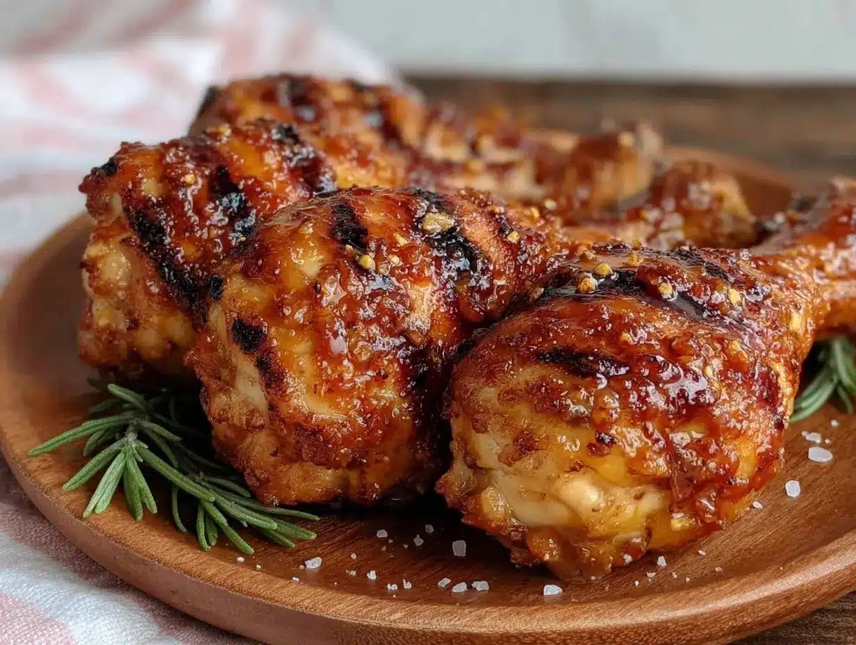 crispy grilled bbq chicken drumsticks preparation steps