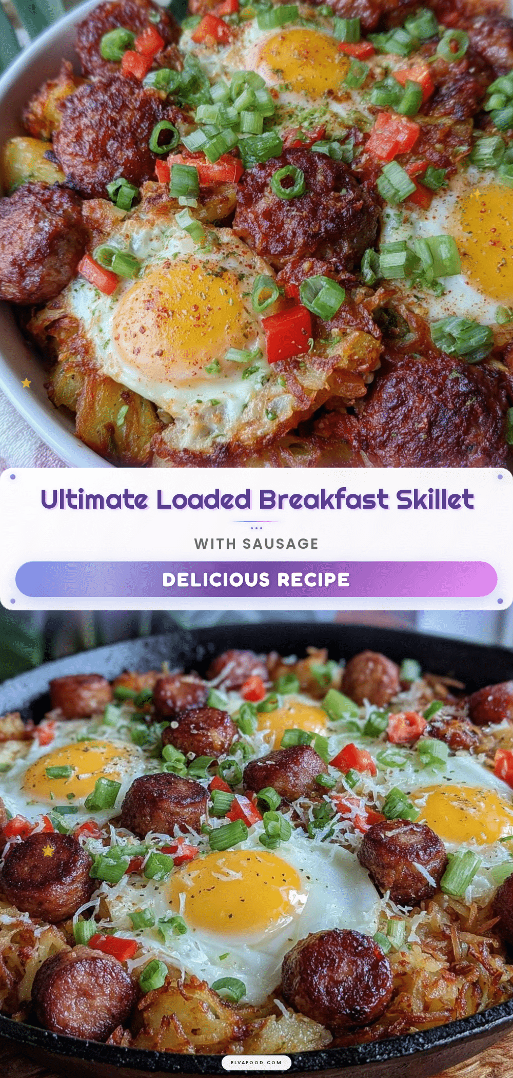 crispy loaded breakfast skillet recipe