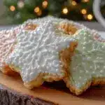 crispy star-shaped sugar cookies - featured image
