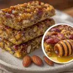 crunchy homemade granola bars - featured image
