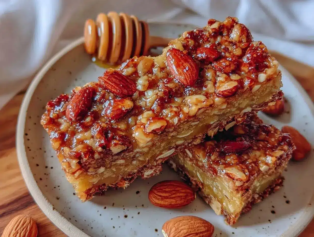 crunchy homemade granola bars preparation steps