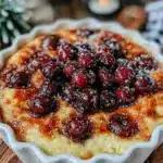 easy creamy fresh cherry clafoutis - featured image