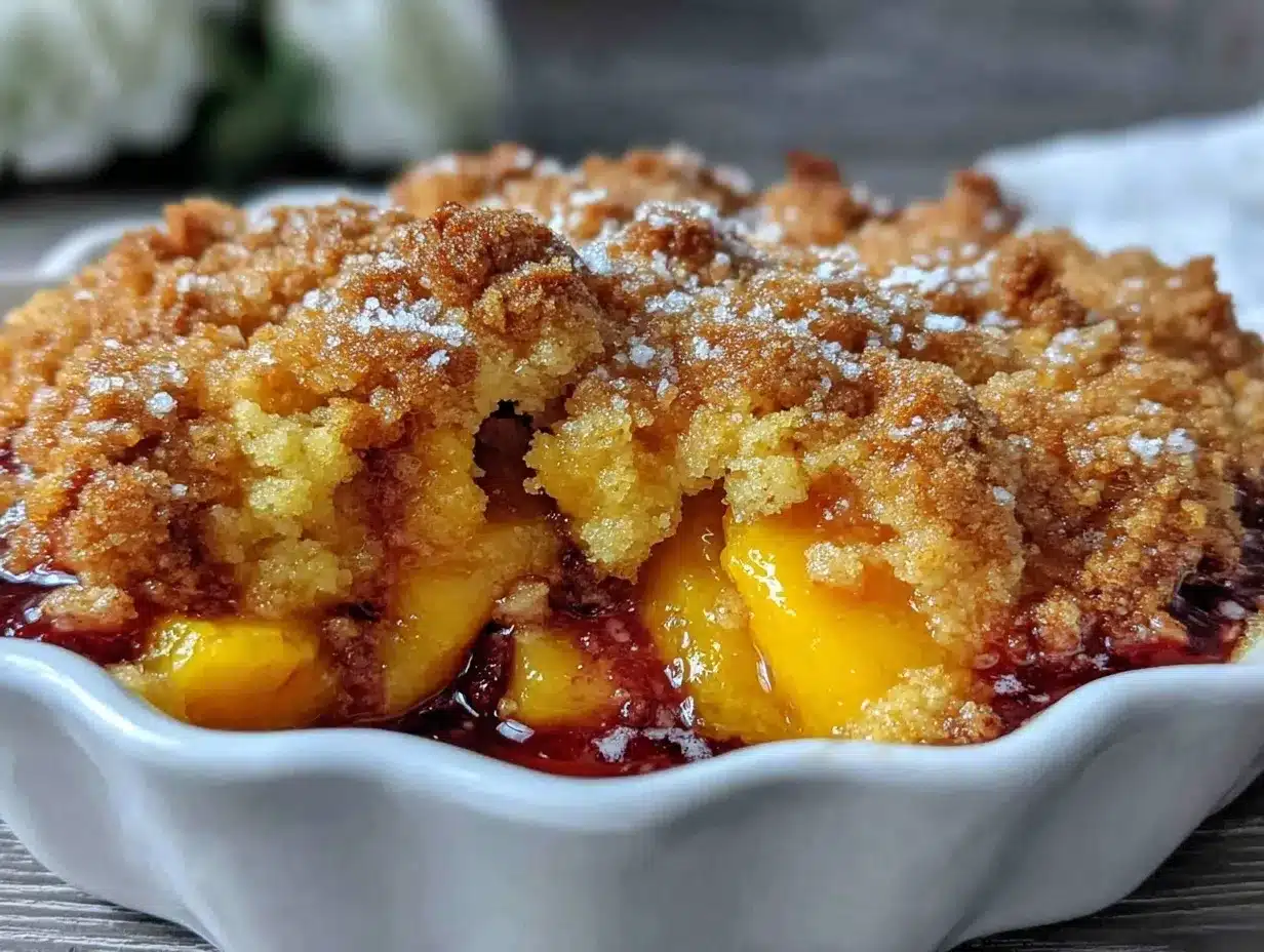 easy fresh peach cobbler preparation steps