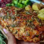 easy juicy baked lemon herb chicken breast - featured image