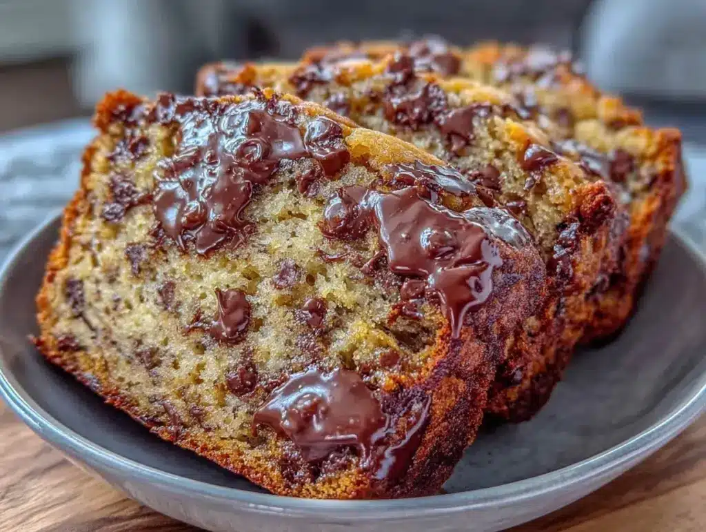 easy one-bowl banana bread - featured image