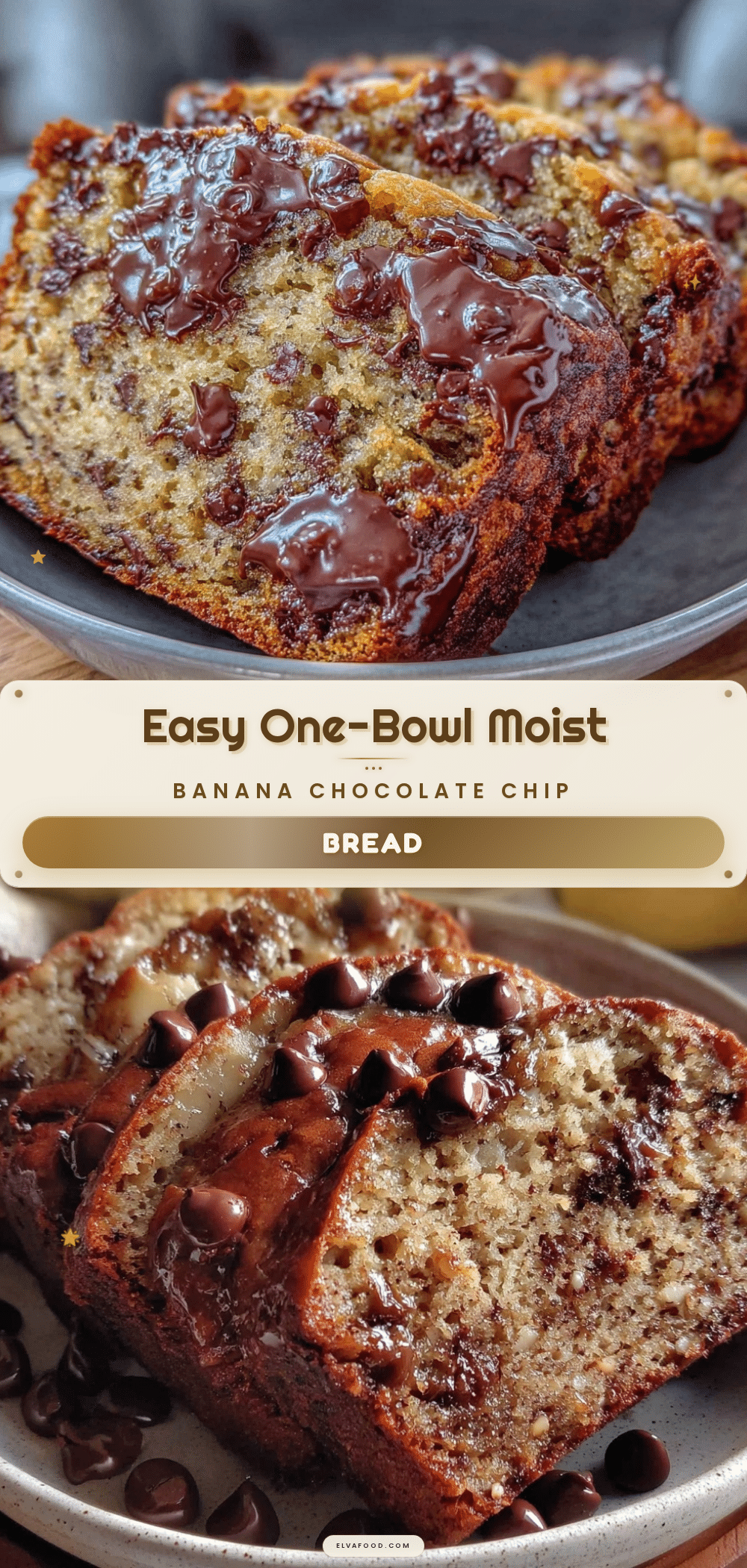 easy one-bowl banana bread recipe