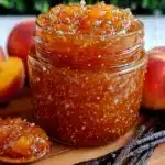 easy small-batch peach vanilla jam - featured image