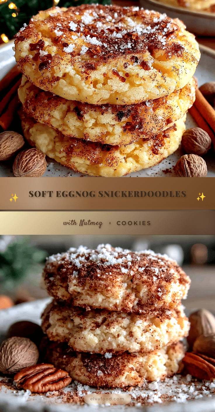 eggnog snickerdoodles recipe
