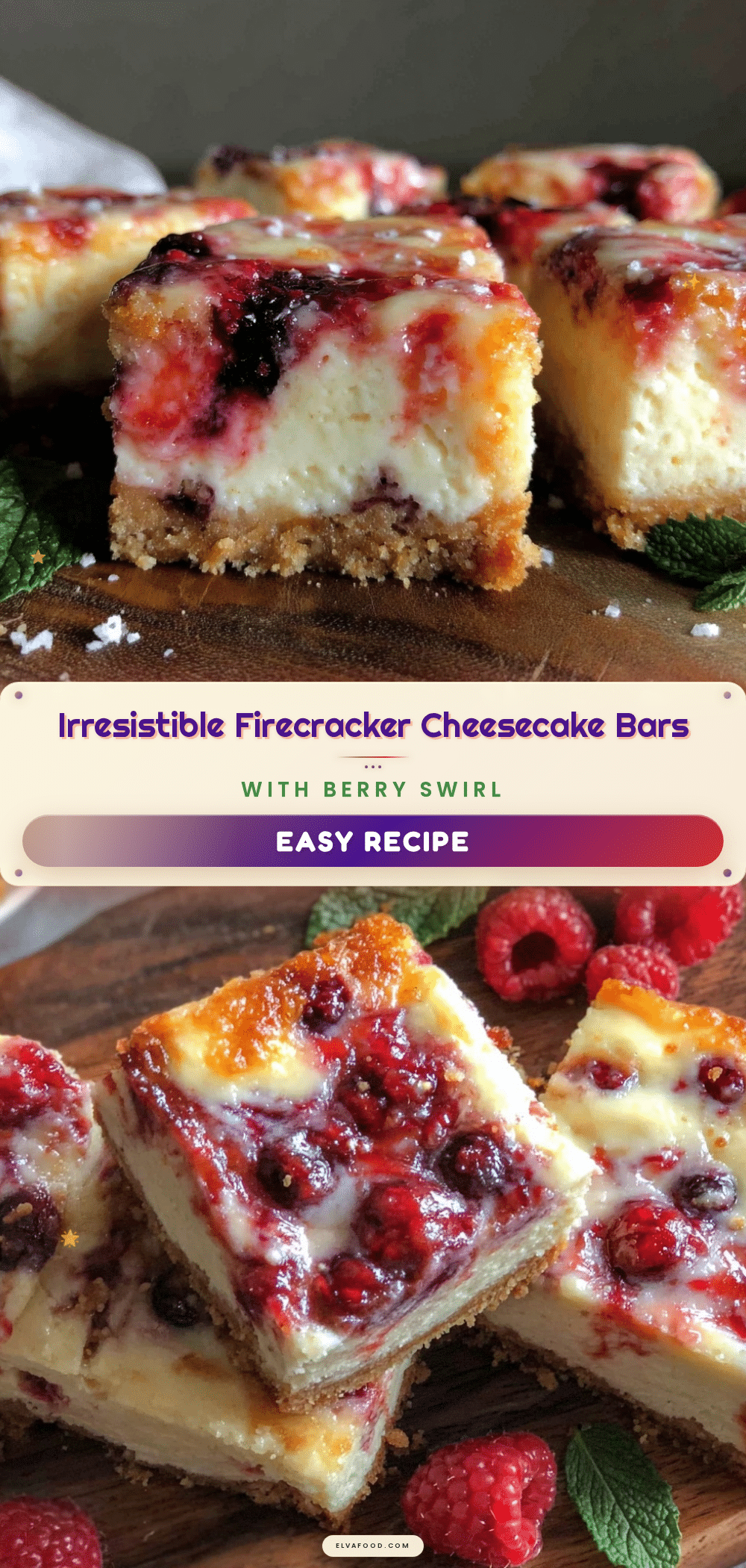 firecracker cheesecake bars recipe