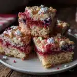 firecracker rice krispie treats - featured image