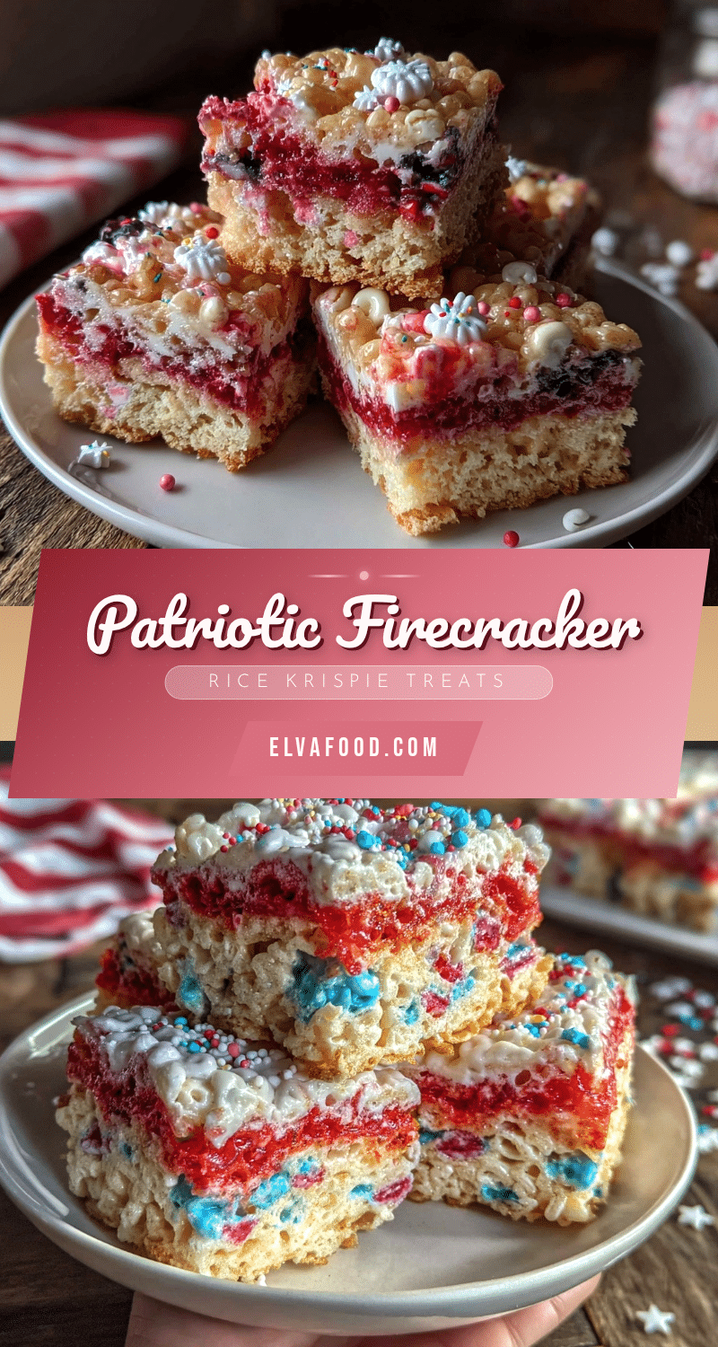 firecracker rice krispie treats recipe