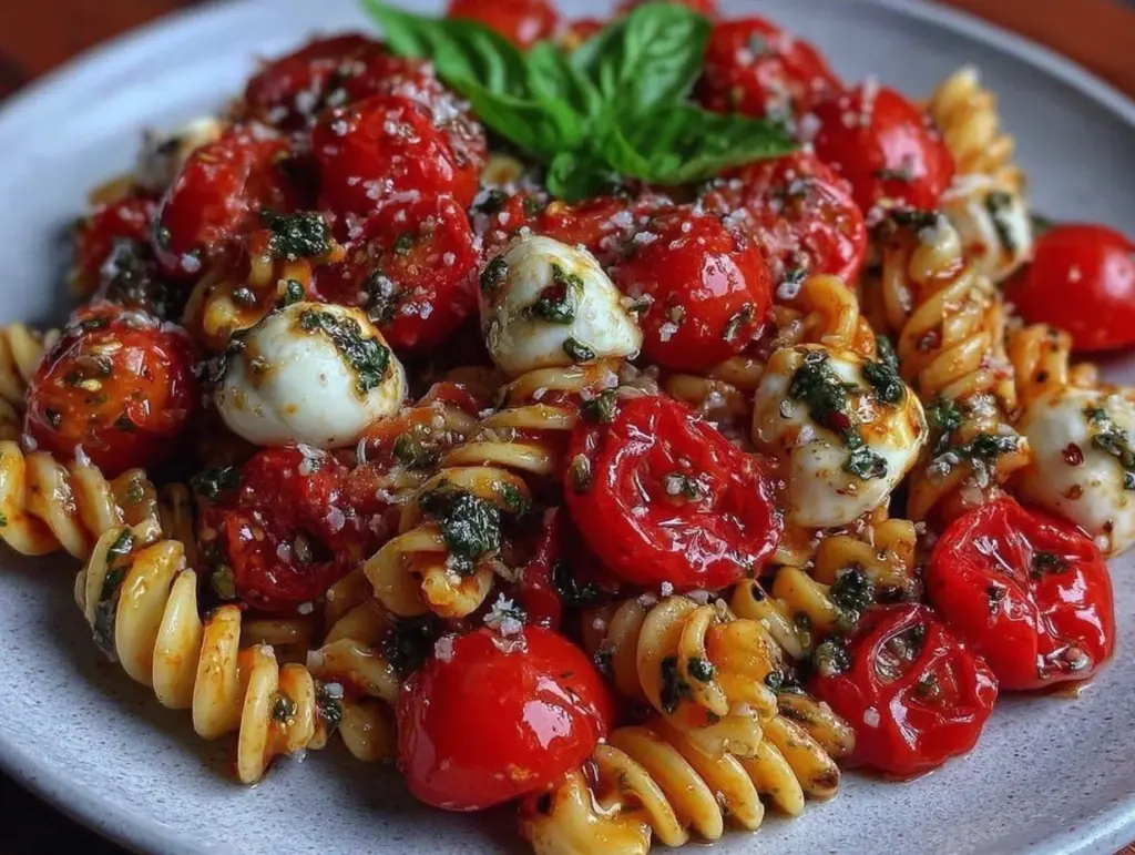 Fresh Caprese Pasta Salad - featured image