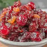 fresh cranberry orange relish - featured image