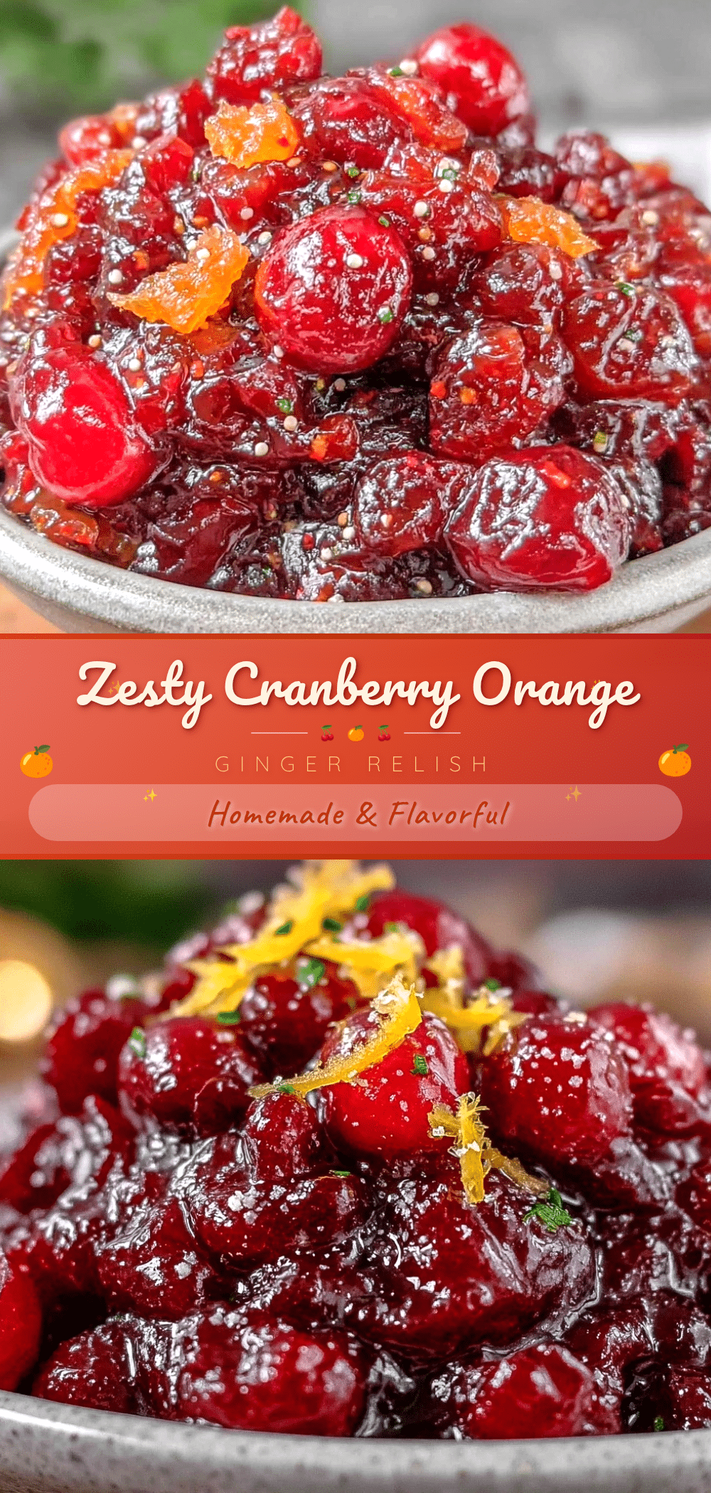 fresh cranberry orange relish recipe