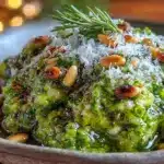 fresh garlic scape pesto - featured image