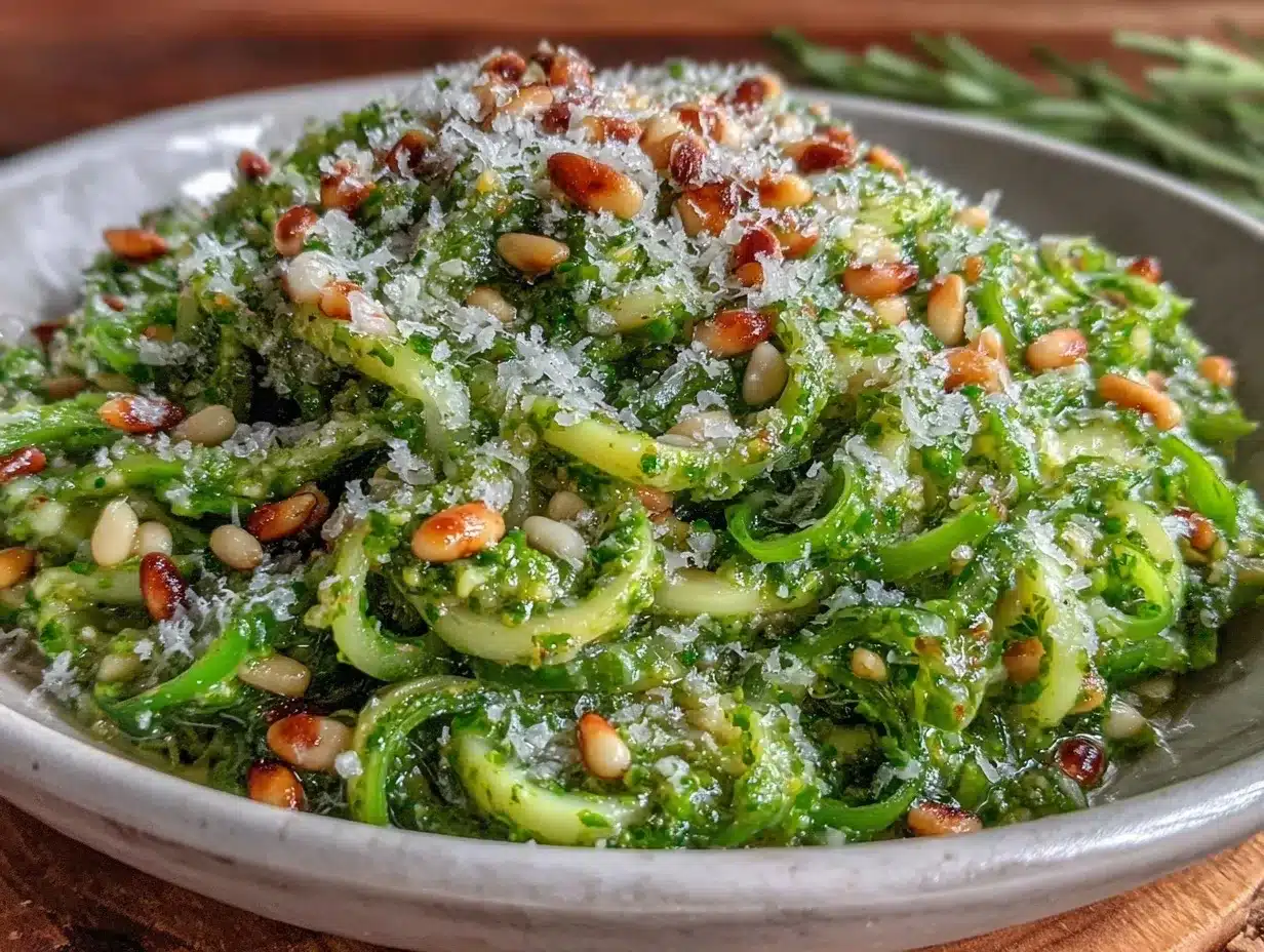 fresh garlic scape pesto preparation steps