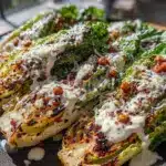 fresh grilled romaine caesar - featured image