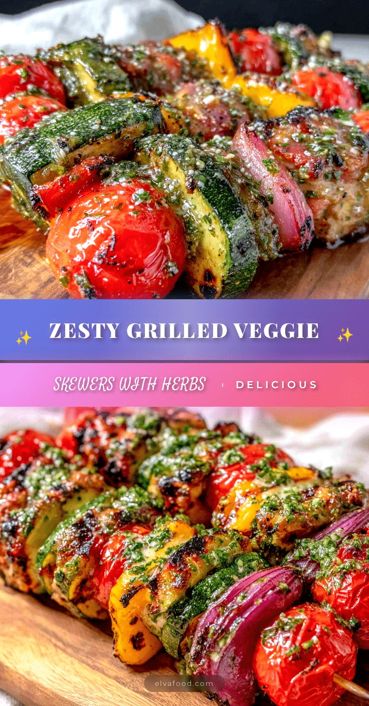 fresh grilled veggie skewers recipe