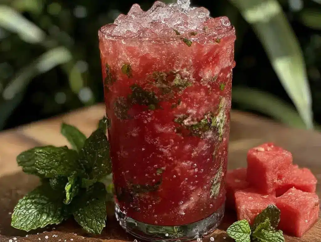 fresh watermelon mint agua fresca - featured image