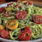 fresh zucchini noodles - featured image