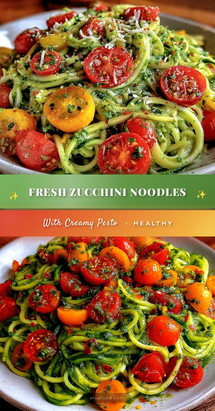 fresh zucchini noodles recipe