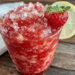 frozen strawberry lemonade slushie - featured image