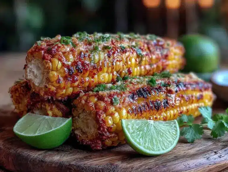 grilled corn on the cob with chipotle lime butter - featured image