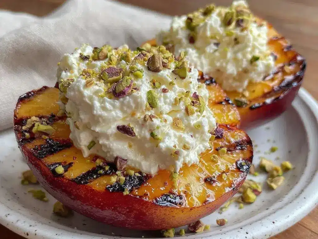 grilled peaches recipe - featured image