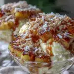 grilled pineapple sundaes - featured image
