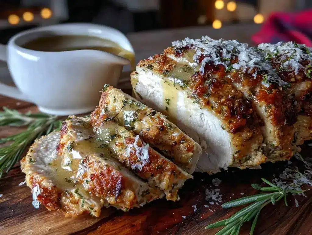 herb-butter roasted turkey breast - featured image