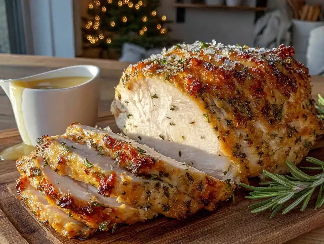 herb-butter roasted turkey breast preparation steps