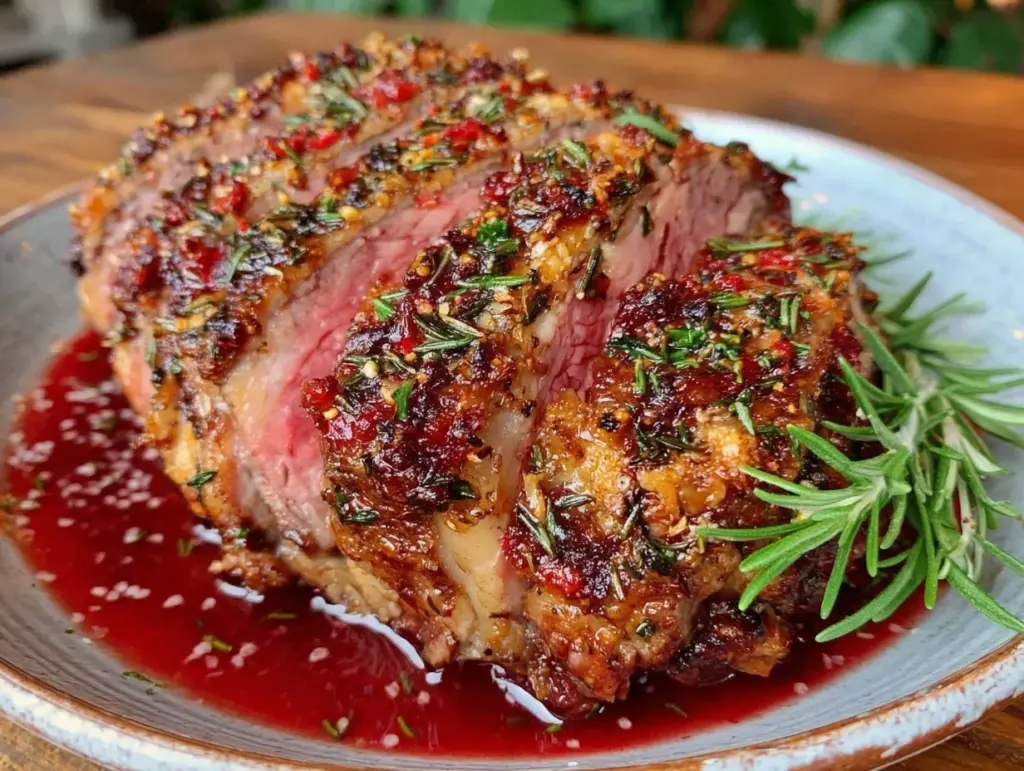 herb-crusted prime rib - featured image