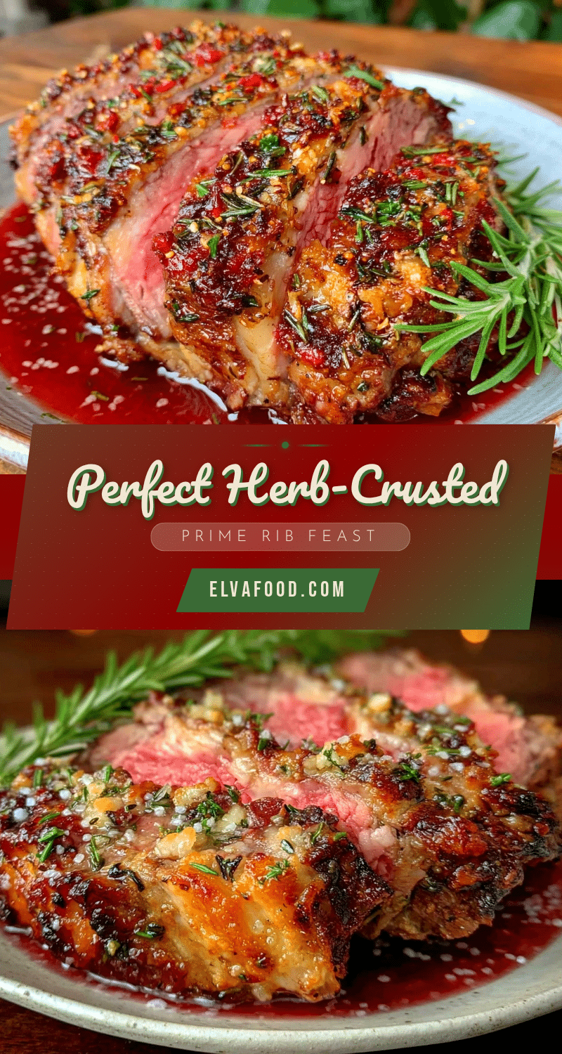 herb-crusted prime rib recipe