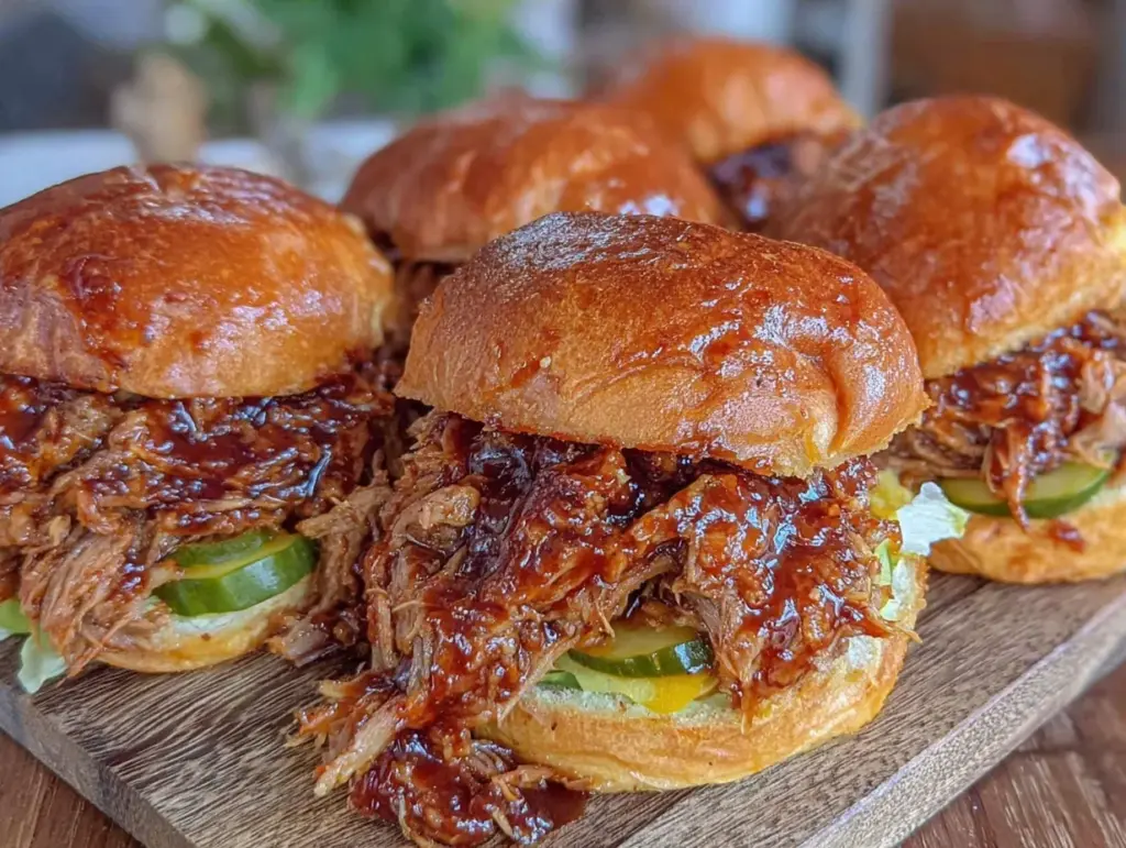 honey BBQ pulled pork sliders - featured image