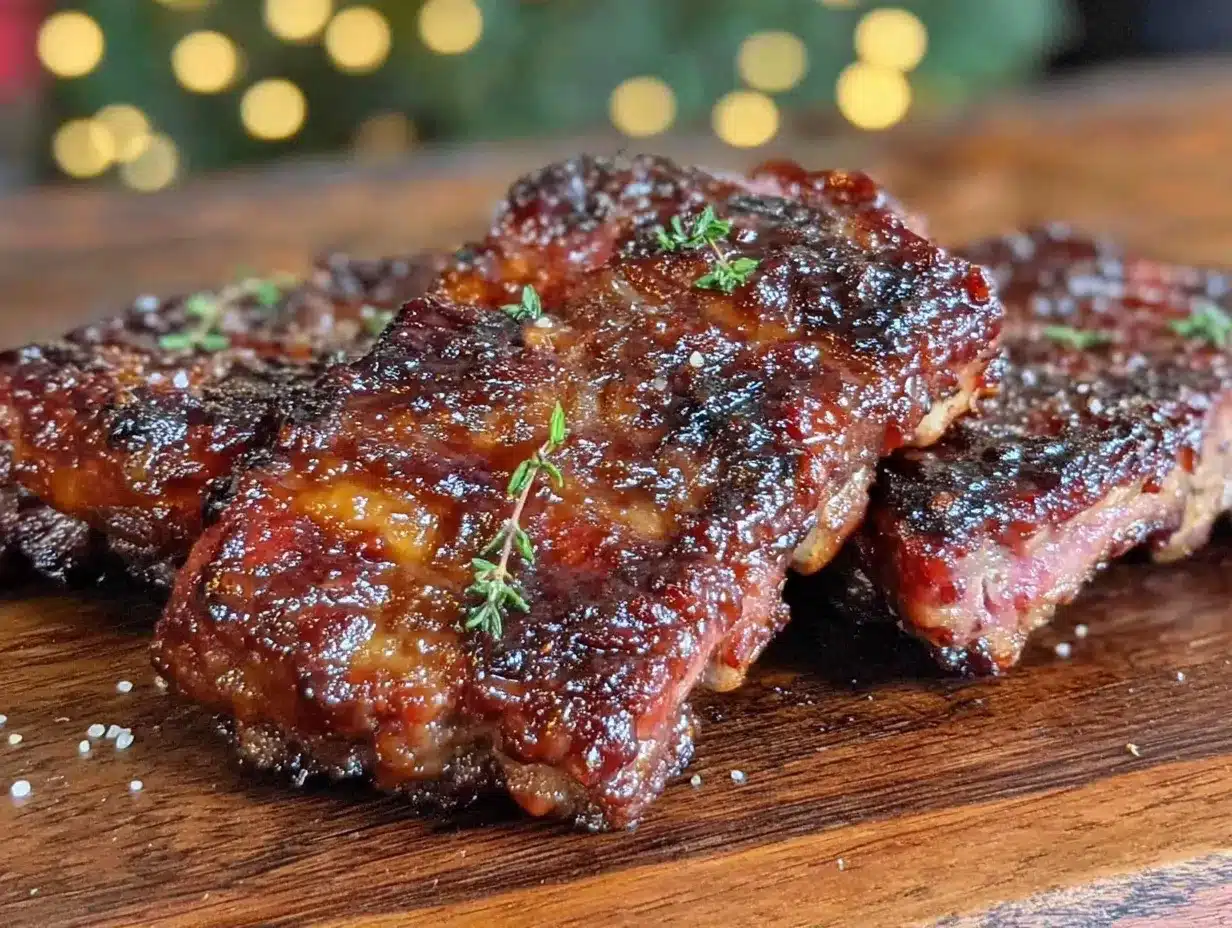 honey bourbon bbq ribs preparation steps