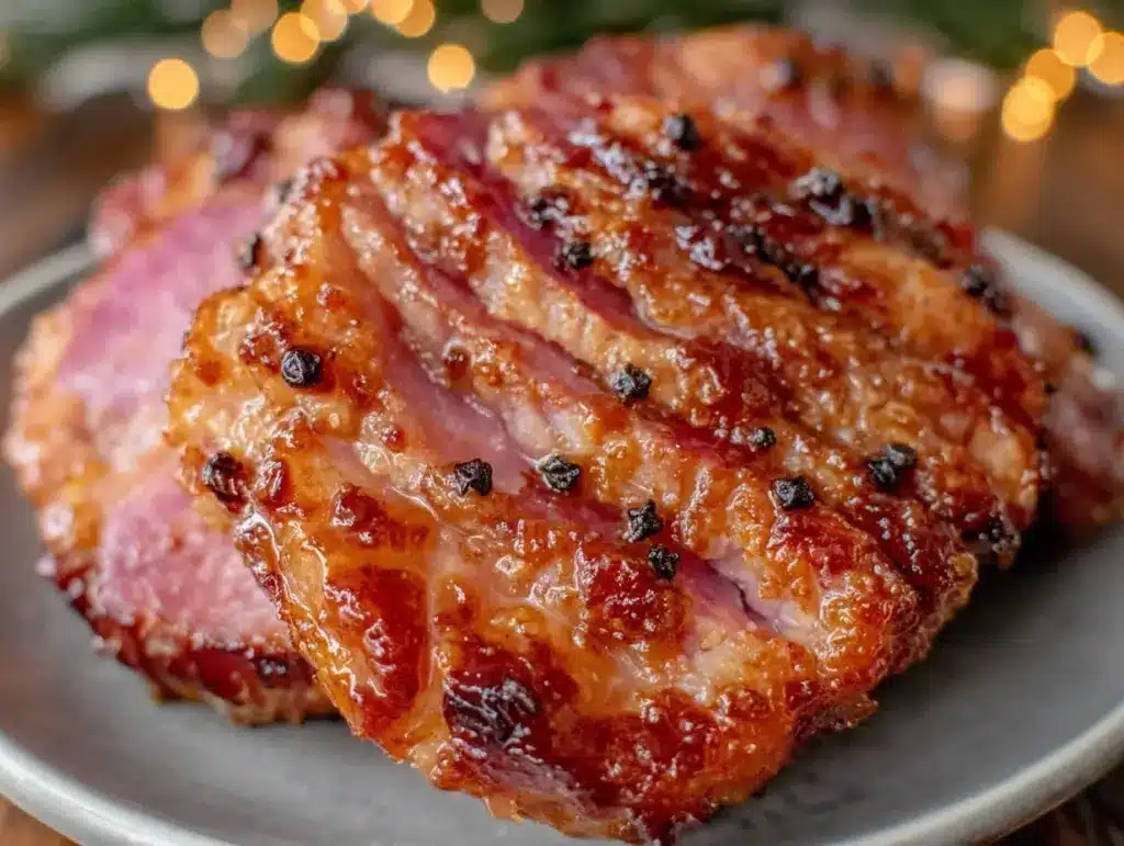 honey glazed ham recipe - featured image