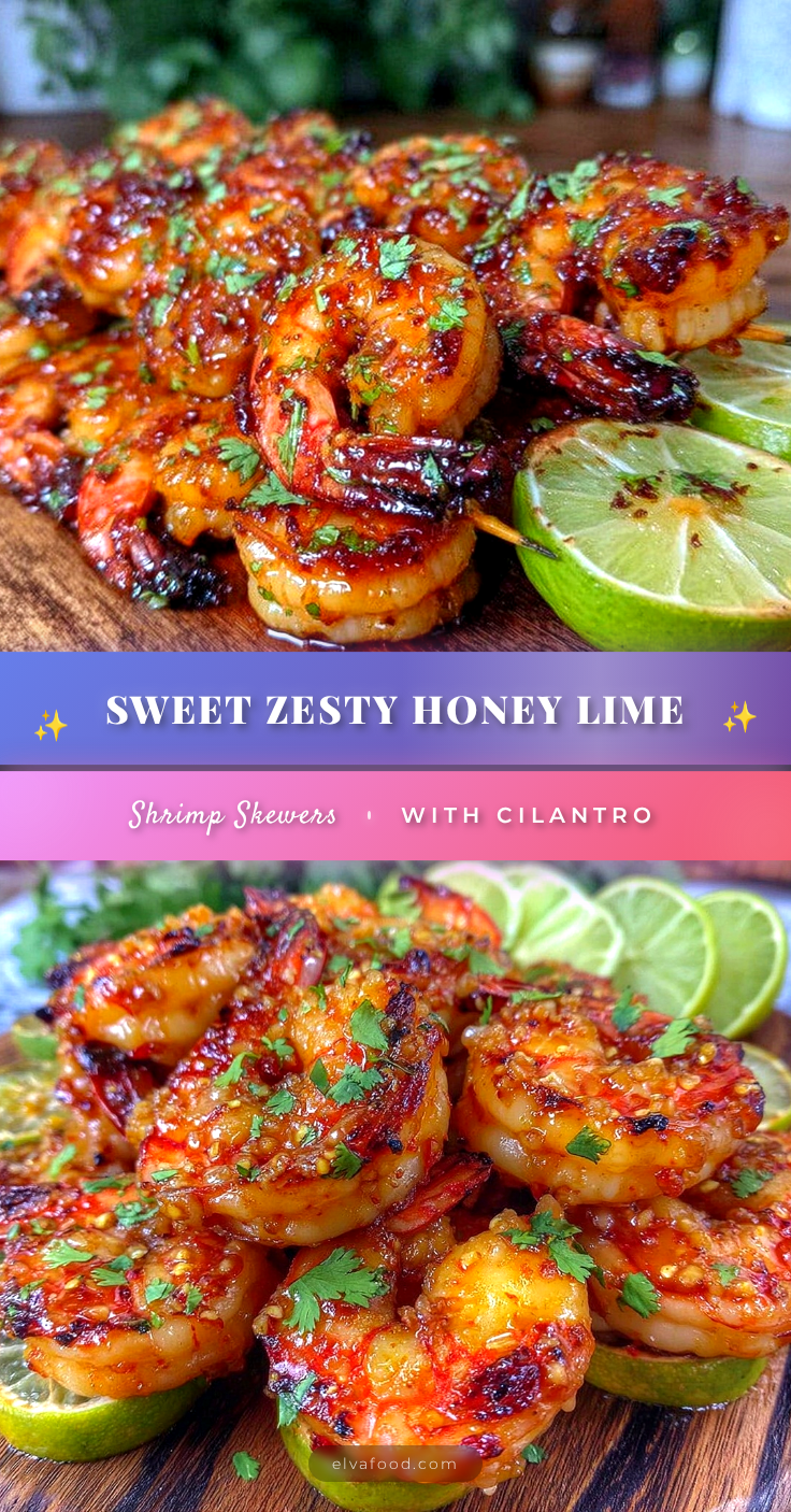 honey lime grilled shrimp skewers recipe