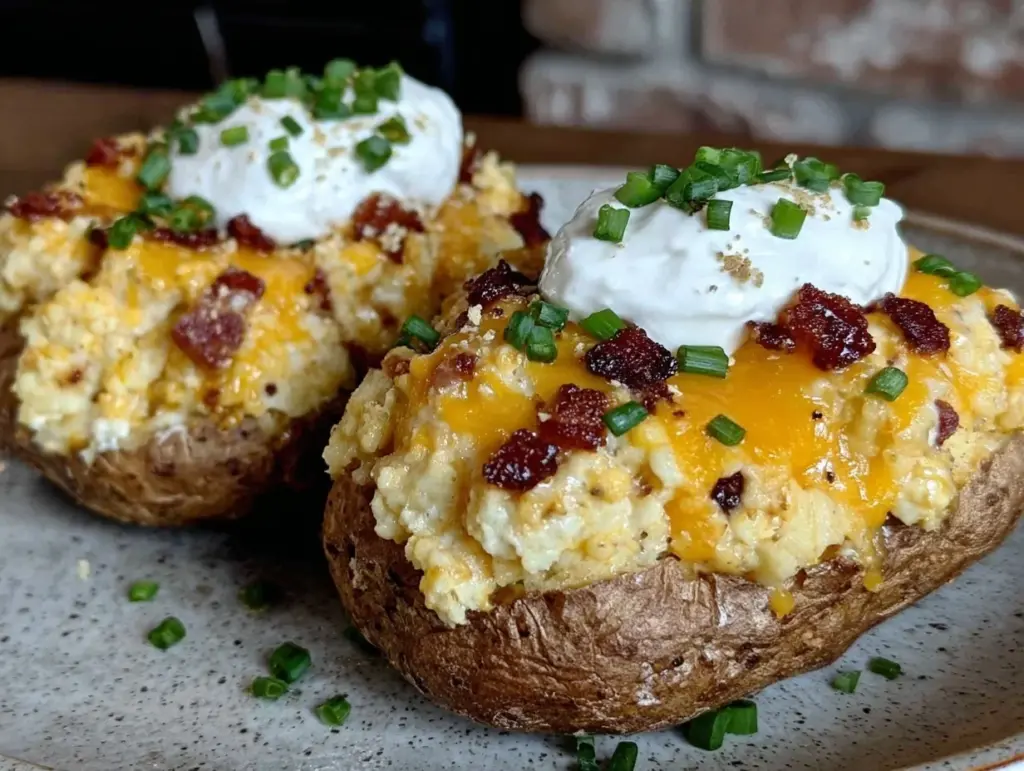 loaded twice-baked potatoes - featured image