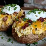 loaded twice-baked potatoes - featured image
