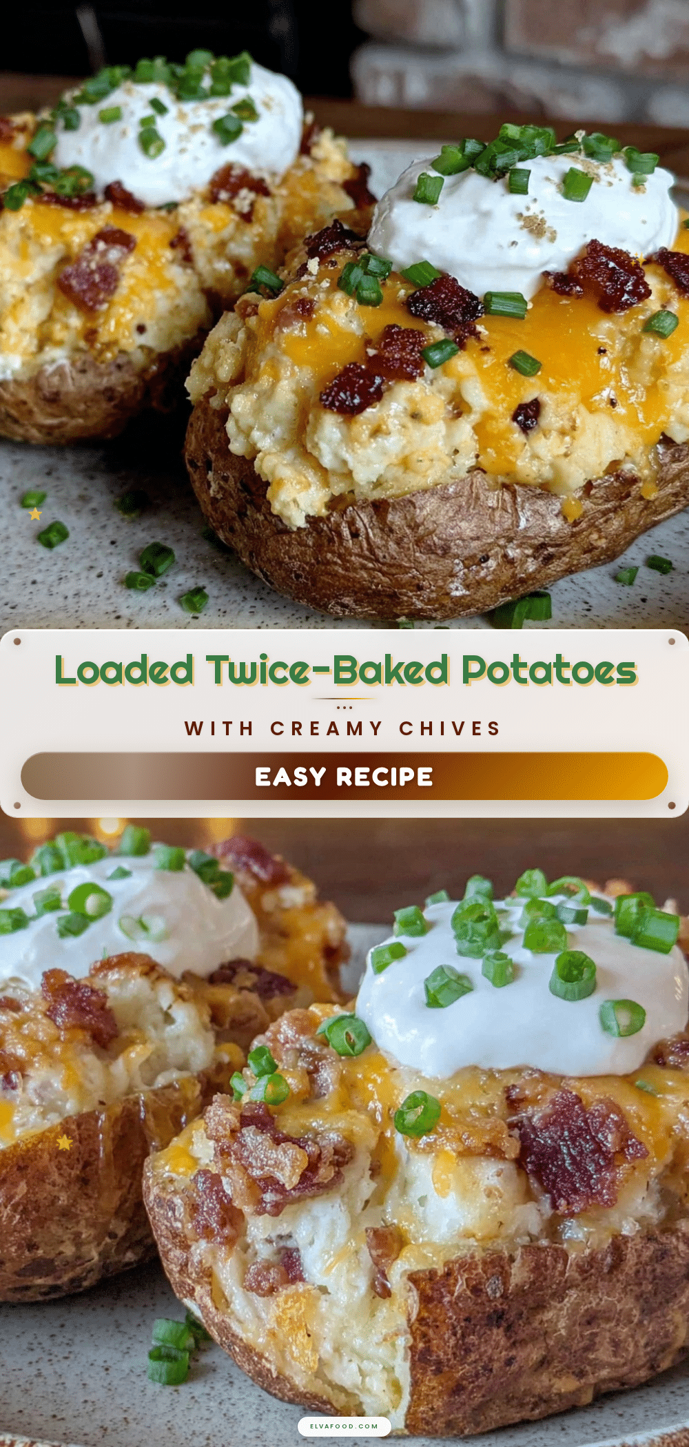 loaded twice-baked potatoes recipe