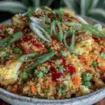 low carb cauliflower fried rice recipe - featured image