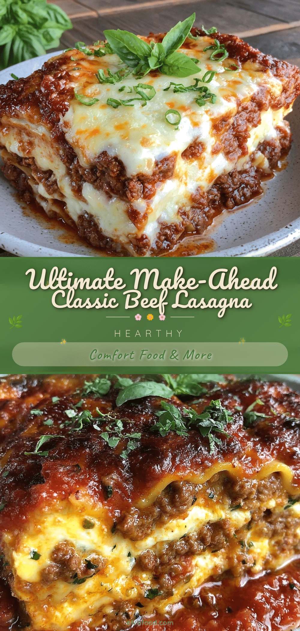 make-ahead classic beef lasagna recipe