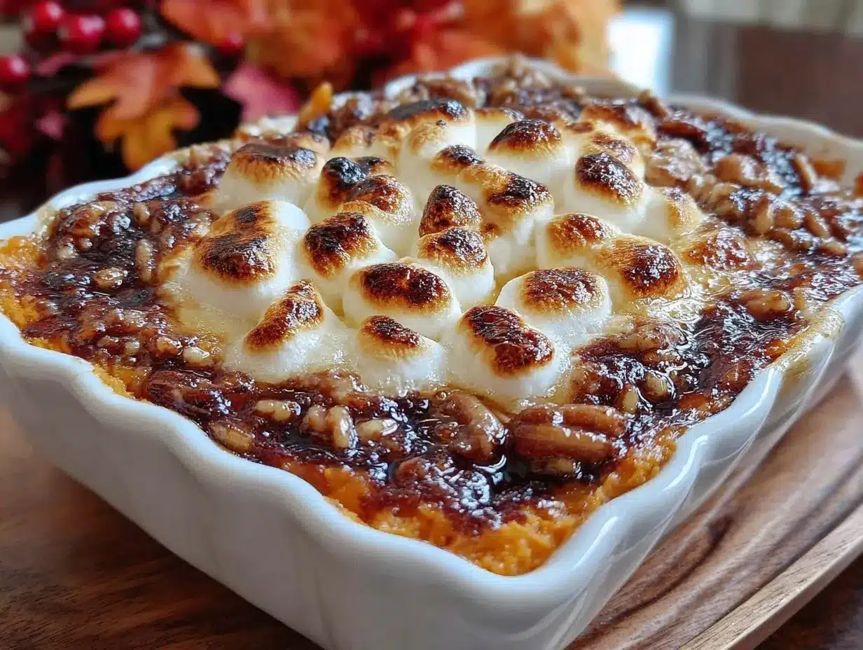 maple pecan sweet potato casserole preparation steps