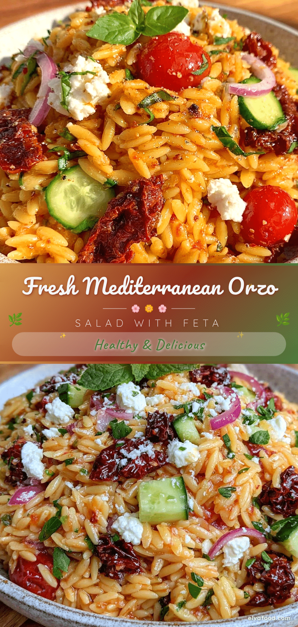 Mediterranean Orzo Salad recipe