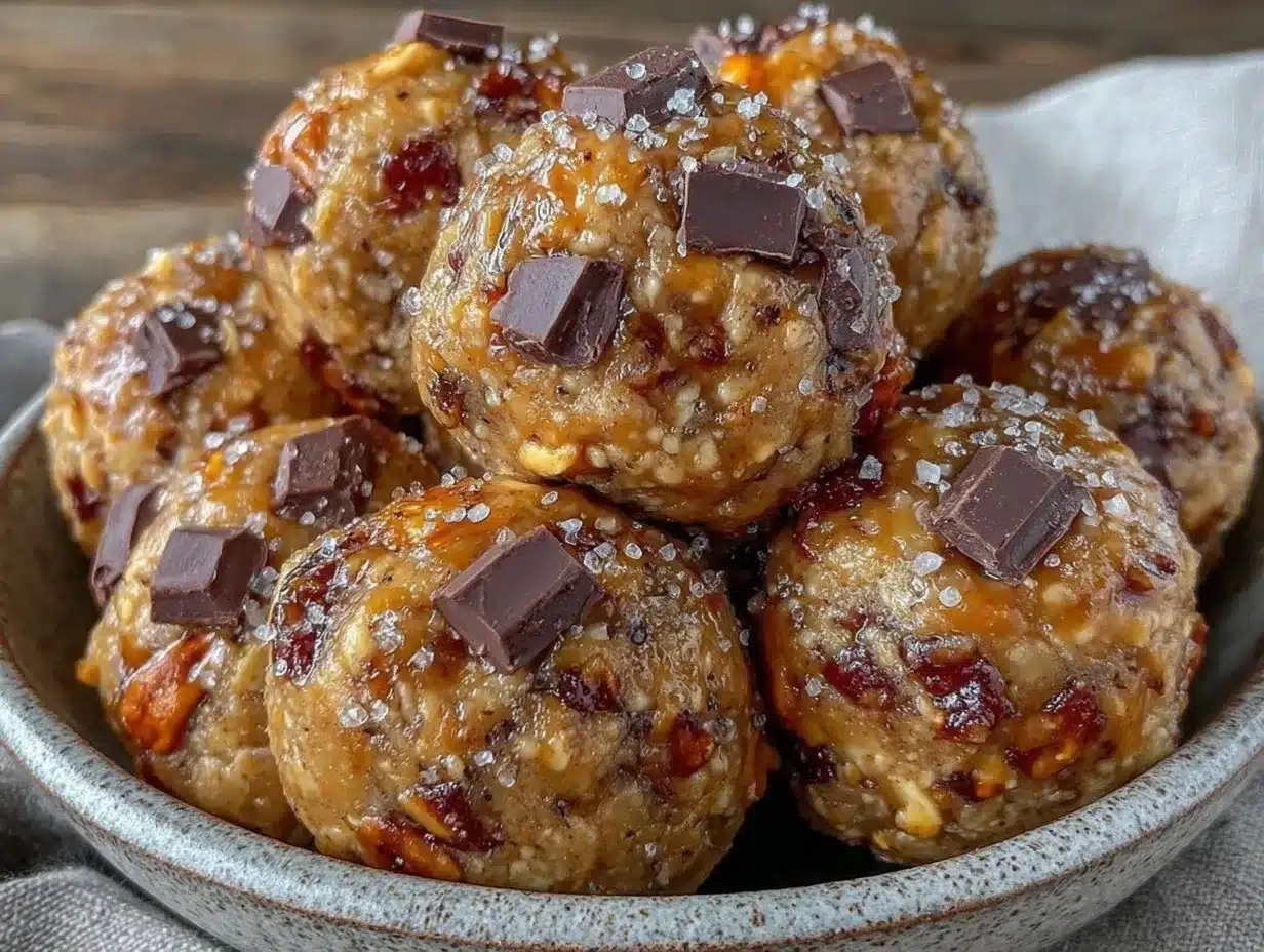 no-bake peanut butter energy balls preparation steps