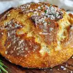 no-knead Dutch oven artisan bread - featured image