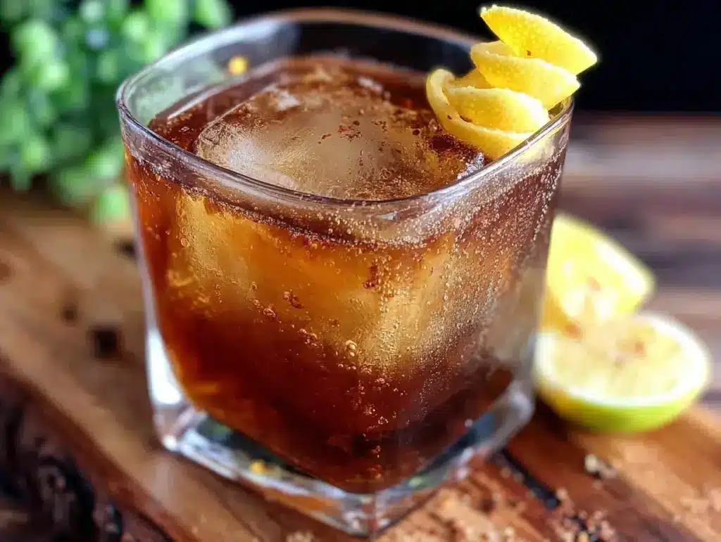 old fashioned smoked whiskey cocktail - featured image