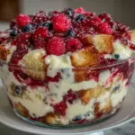 patriotic berry trifle - featured image