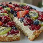 patriotic flag fruit pizza - featured image