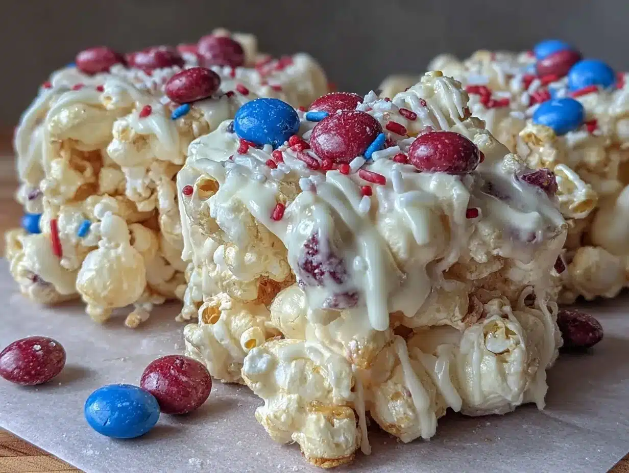 patriotic popcorn mix preparation steps